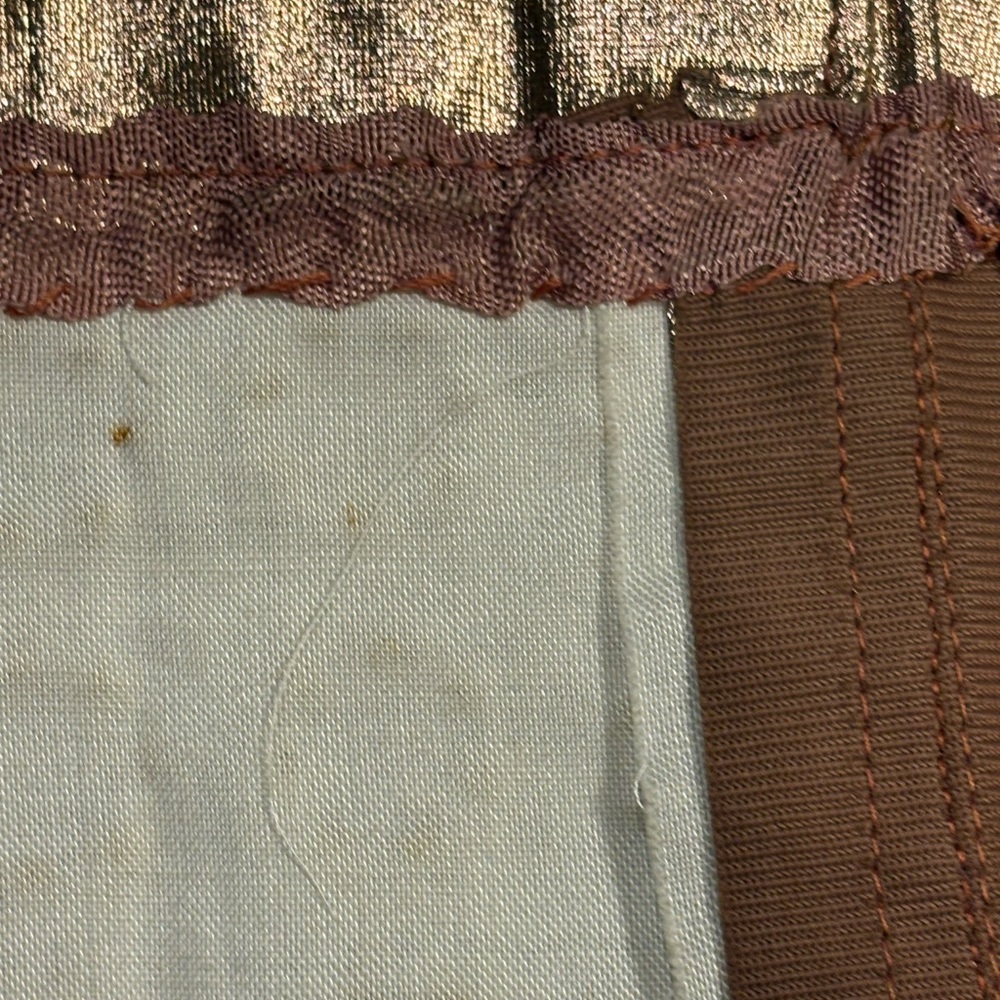 1960s VINTAGE BETSEY JOHNSON for PARAPHERNALIA GOLD STUD SKIRT - Picture 7 of 9